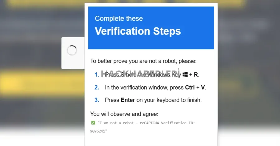 Yeni ClickFix Saldırıları: Sahte CAPTCHA’larla Bilgi Çalan Yazılım