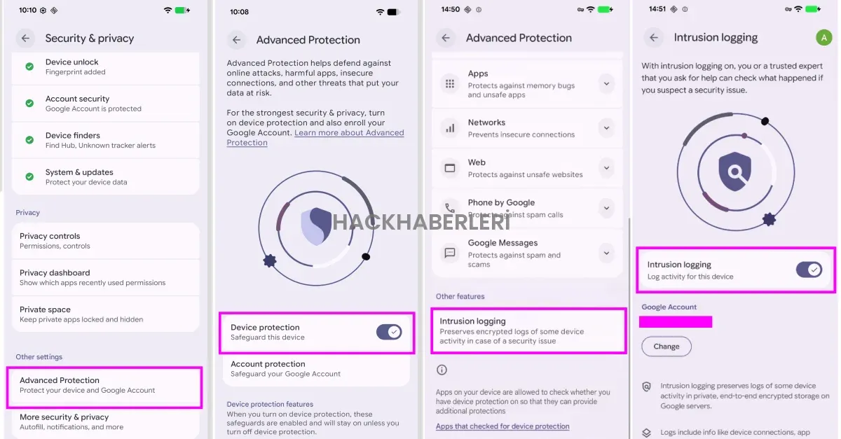 Android Intrusion Logging Ne Getiriyor? Yeni Casus Yazılım Adımı